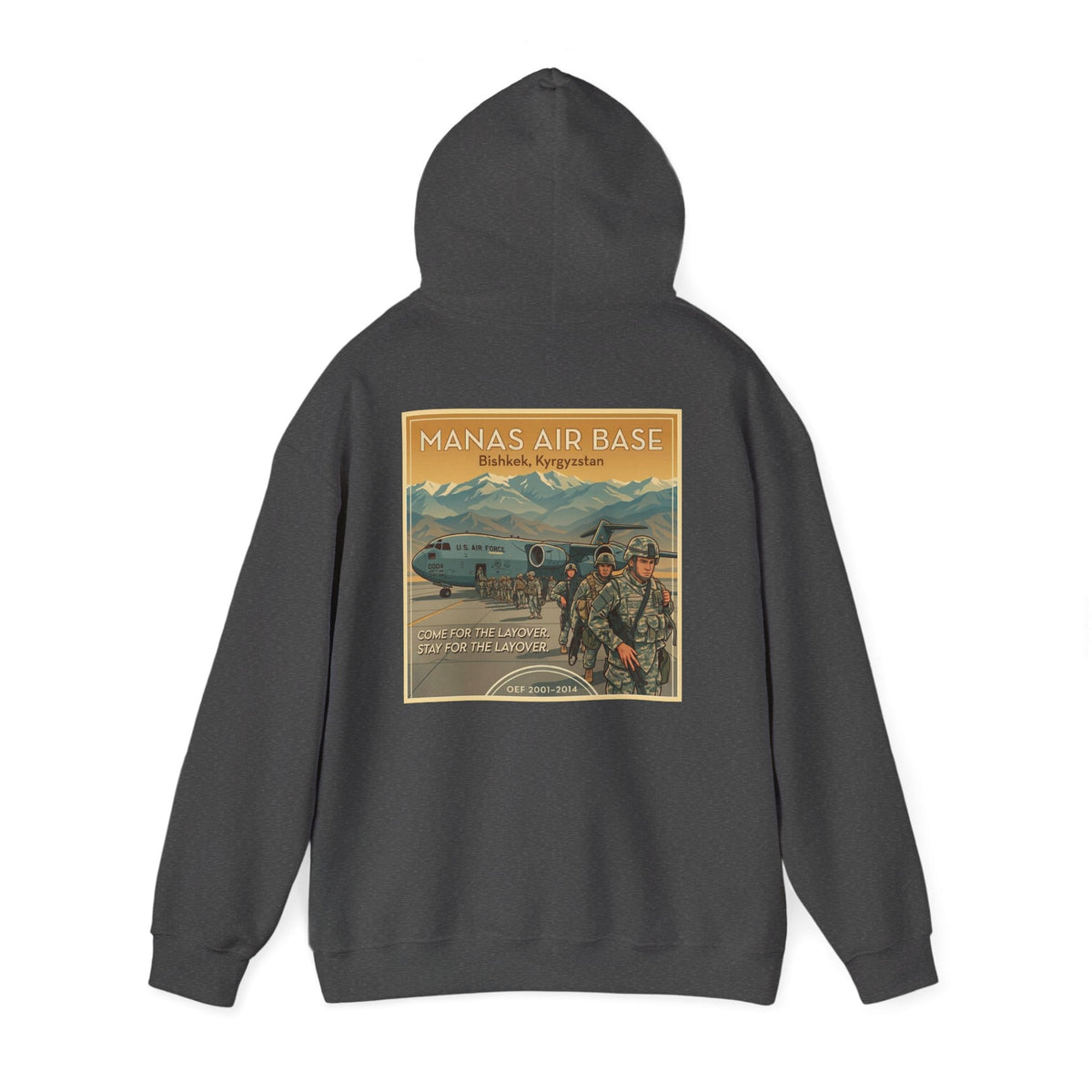 K-Factor Supply Co Manas Layover (Back Print) Hoodie