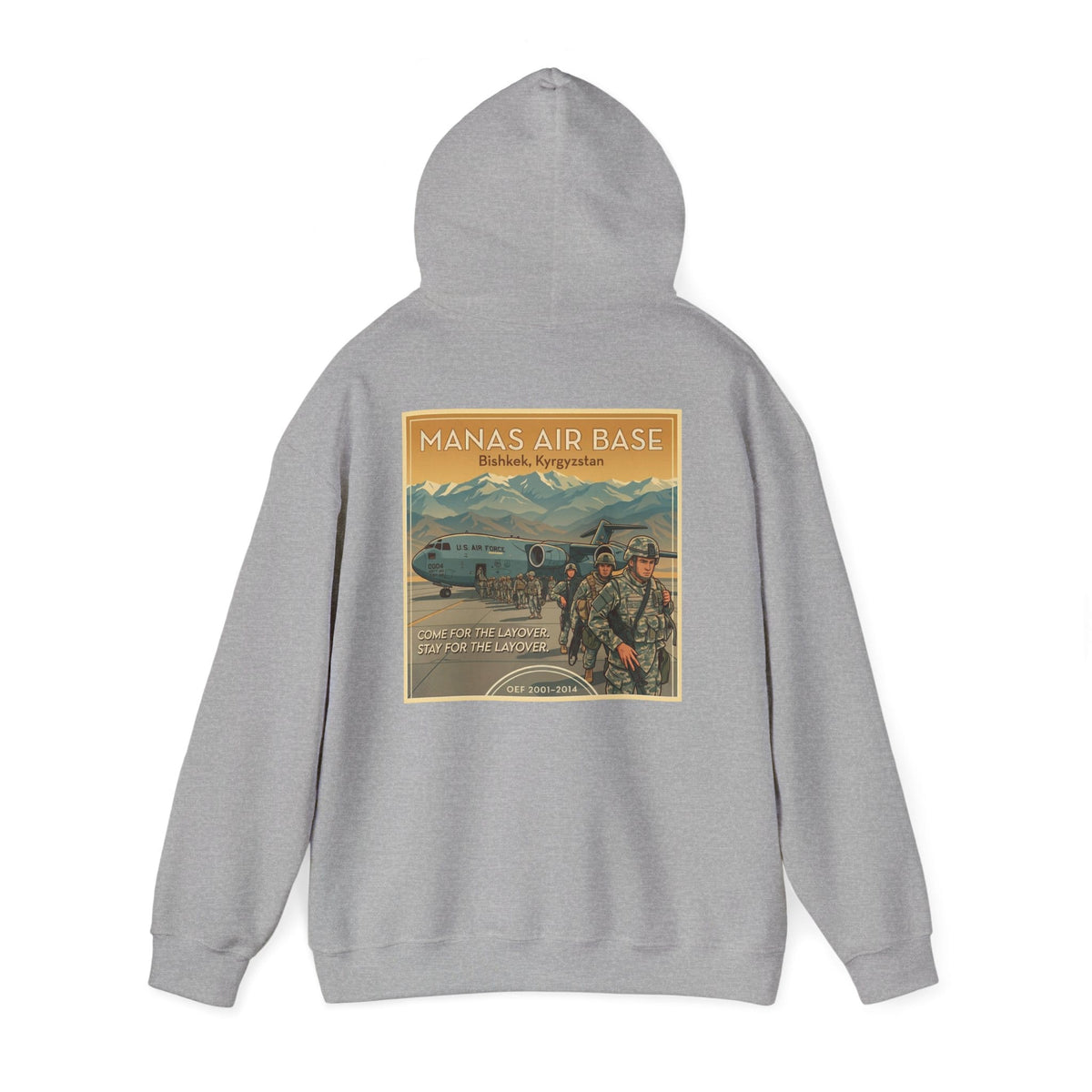 K-Factor Supply Co Manas Layover (Back Print) Hoodie