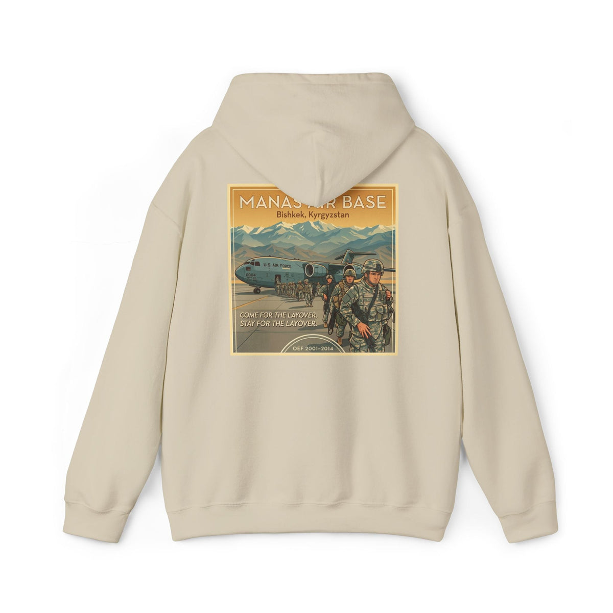 K-Factor Supply Co Manas Layover (Back Print) Hoodie
