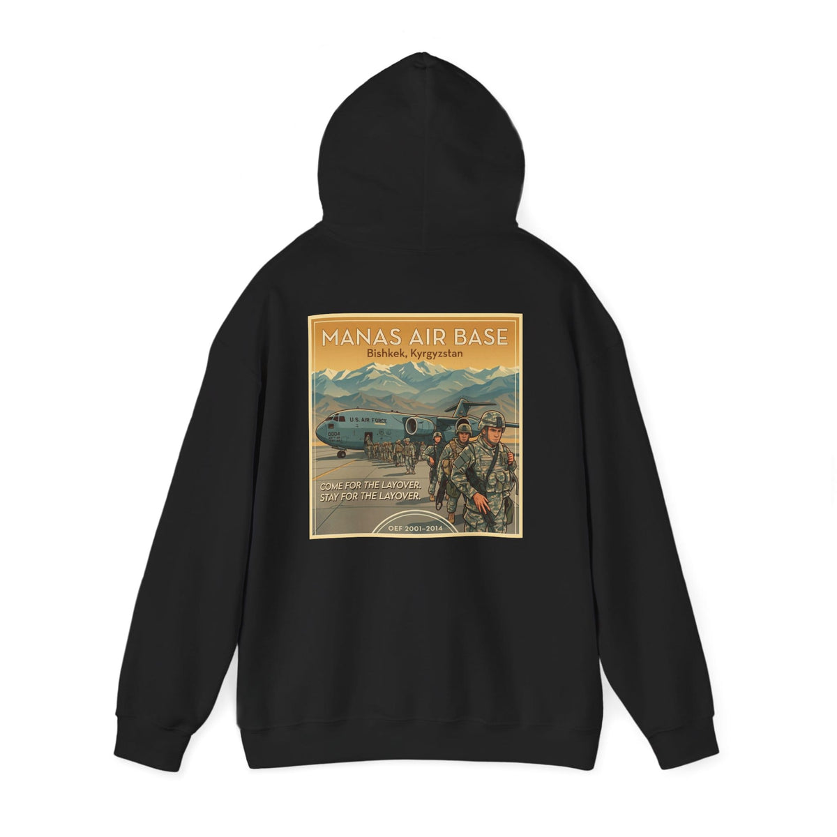 K-Factor Supply Co Manas Layover (Back Print) Hoodie