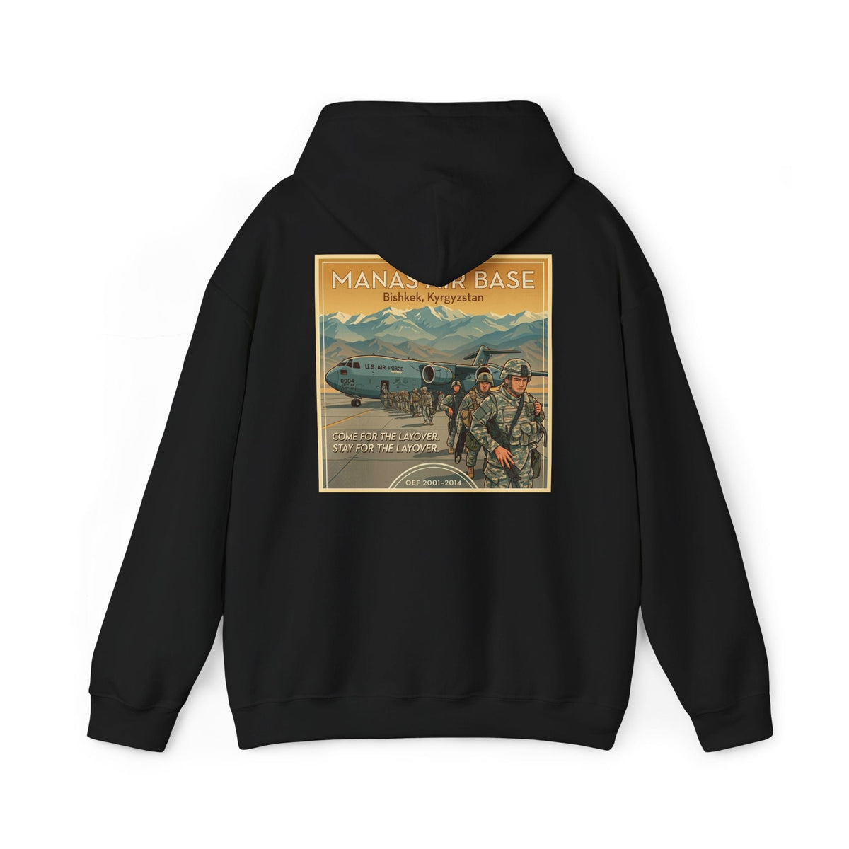 K-Factor Supply Co Manas Layover (Back Print) Hoodie