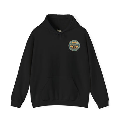 K-Factor Supply Co Manas Layover (Back Print) Hoodie Black / S