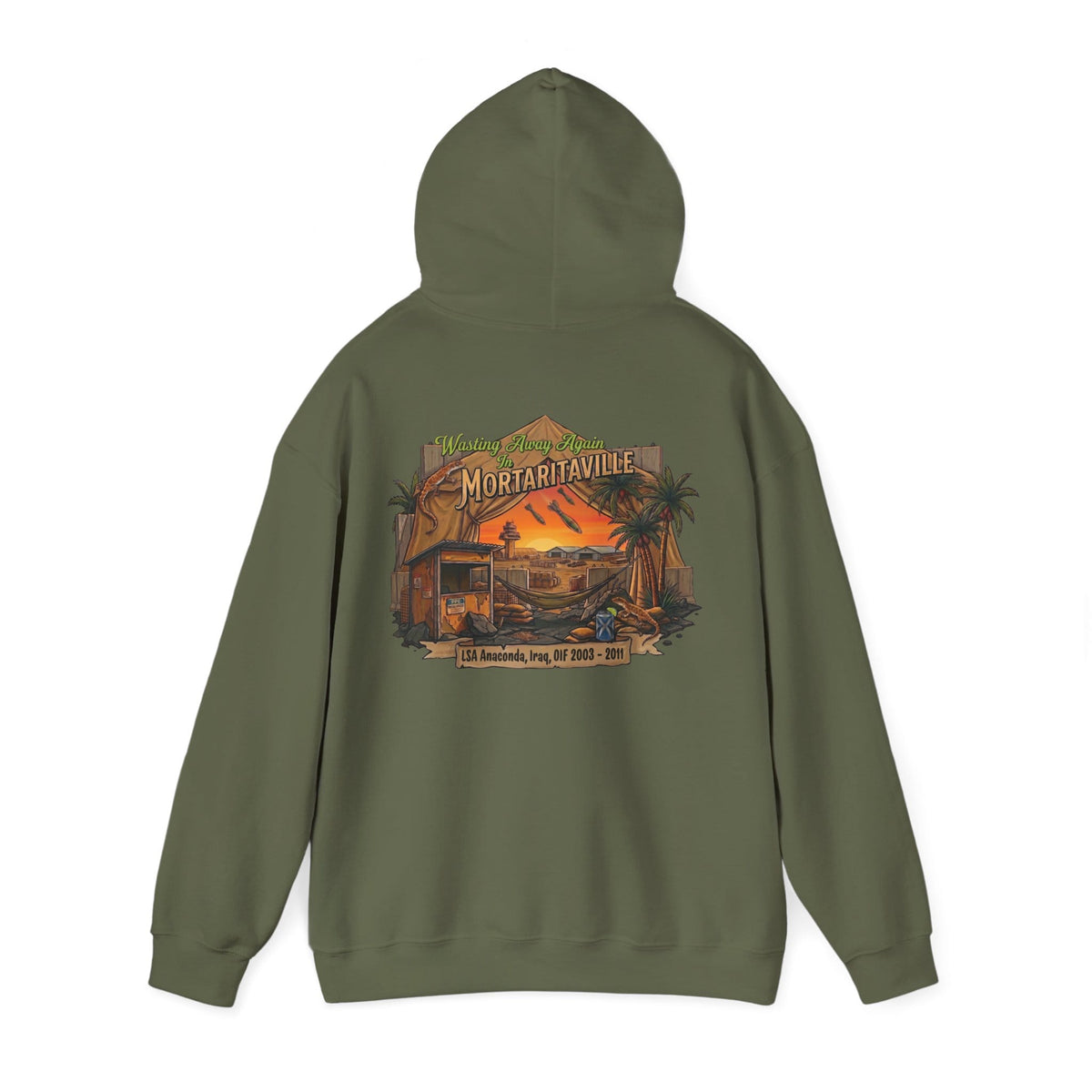 K-Factor Supply Co Mortaritaville Mod 1 [LSAA] (Back Print) Hoodie