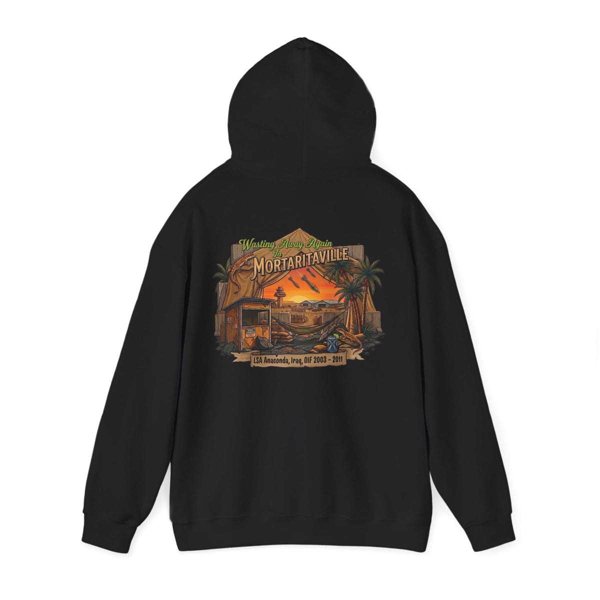 K-Factor Supply Co Mortaritaville Mod 1 [LSAA] (Back Print) Hoodie