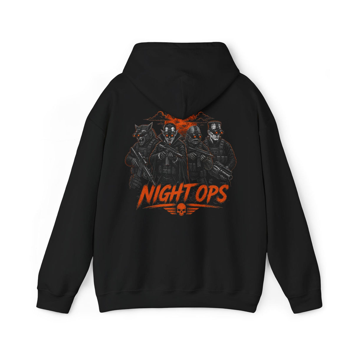 K-Factor Supply Co Night Ops (Back Print) Hoodie Black / S