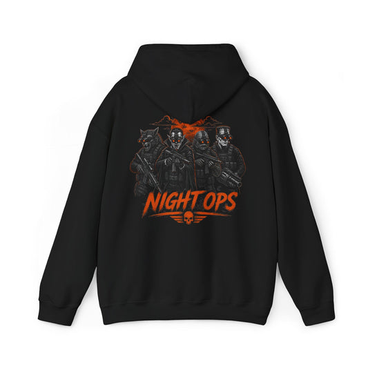 K-Factor Supply Co Night Ops (Back Print) Hoodie Black / S
