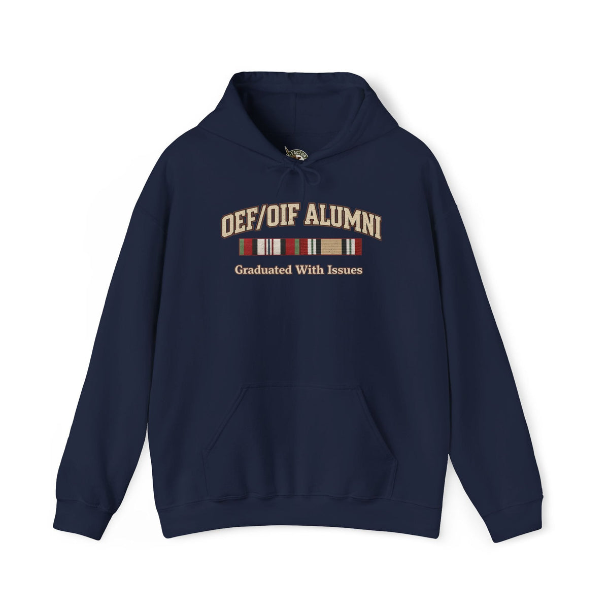K-Factor Supply Co OEF/OIF Alumni Mk 1 "Issues" Hoodie Navy / S