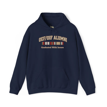 K-Factor Supply Co OEF/OIF Alumni Mk 1 "Issues" Hoodie Navy / S