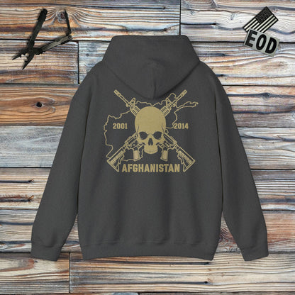 K-Factor Supply Co Skull & Carbines - OEF (Back Print) Hoodie