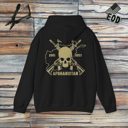 K-Factor Supply Co Skull & Carbines - OEF/OFS (Back Print) Hoodie