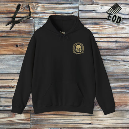 K-Factor Supply Co Skull & Carbines - OEF/OFS (Back Print) Hoodie Black / S