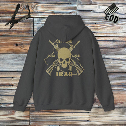 K-Factor Supply Co Skull & Carbines - OIF/OND (Back Print) Hoodie
