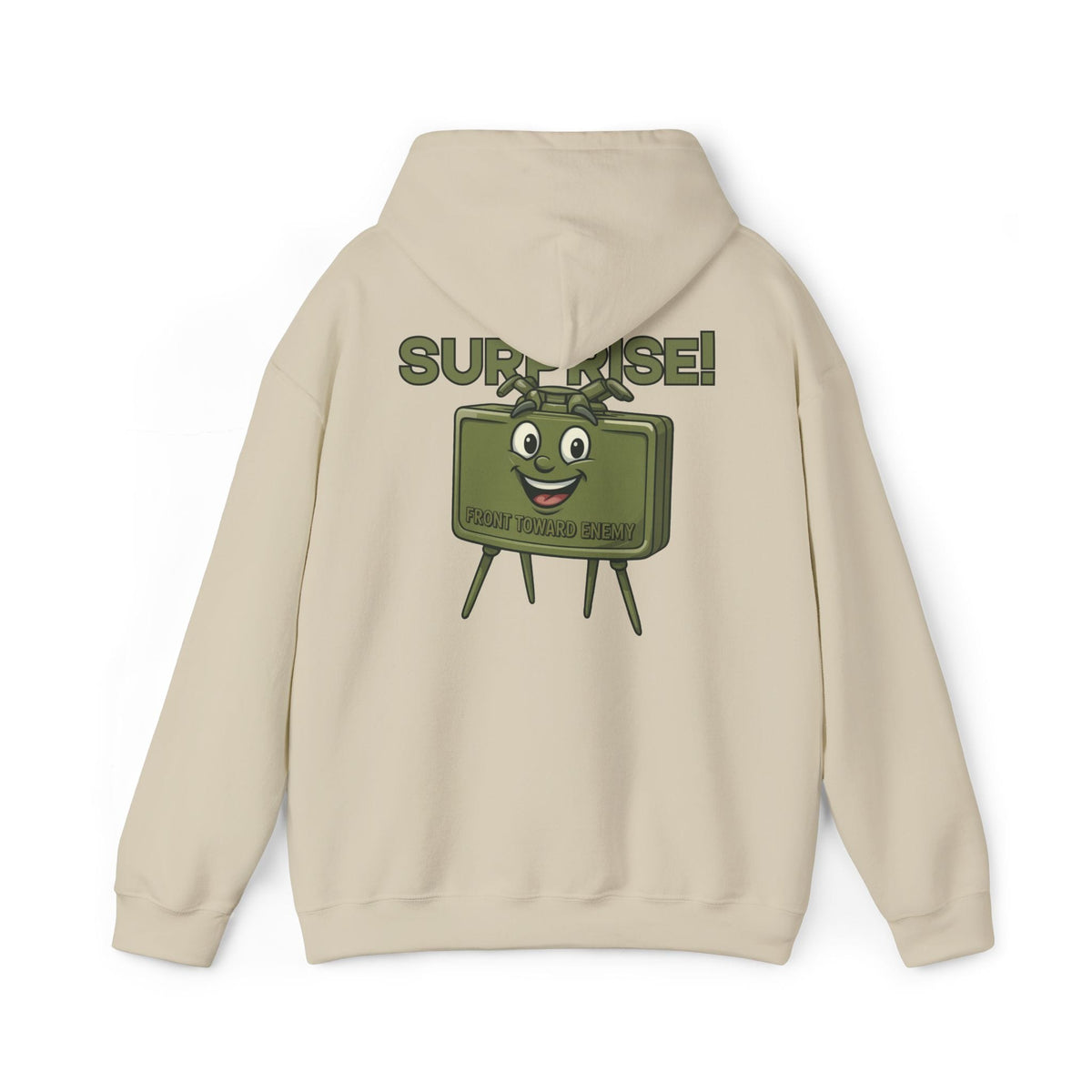 K-Factor Supply Co Surprise! (Back Print) Hoodie Sand / S