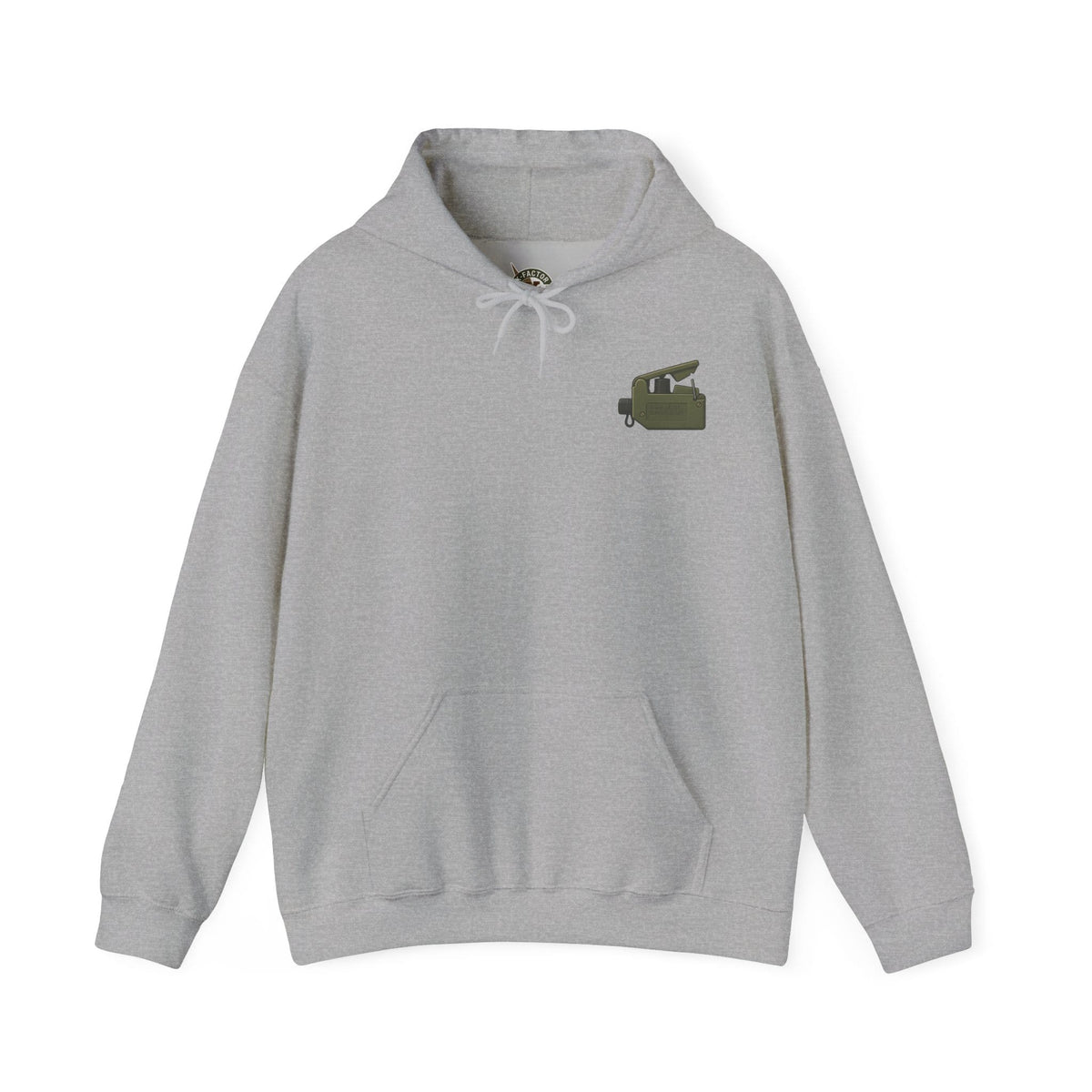 K-Factor Supply Co Surprise! (Back Print) Hoodie Sport Grey / S