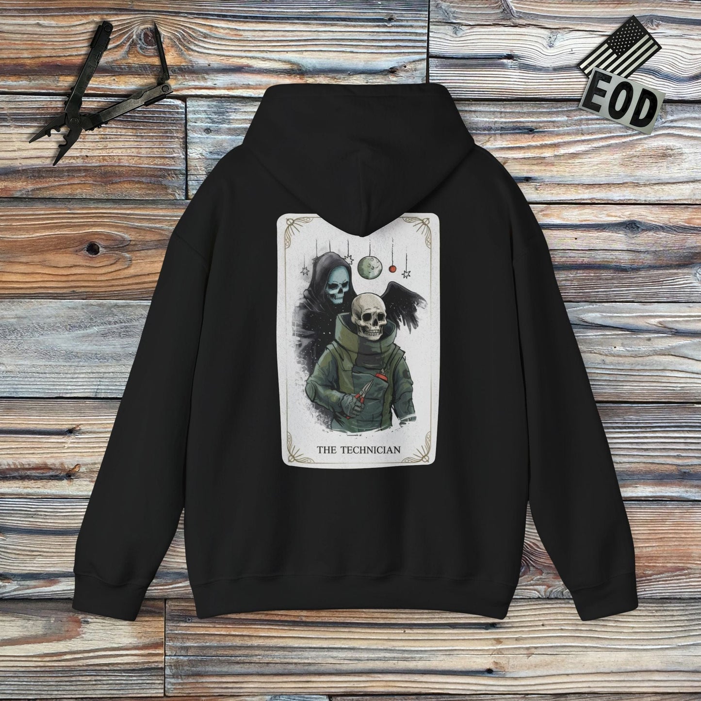 K-Factor Supply Co The Technician Tarot Hoodie Black / S