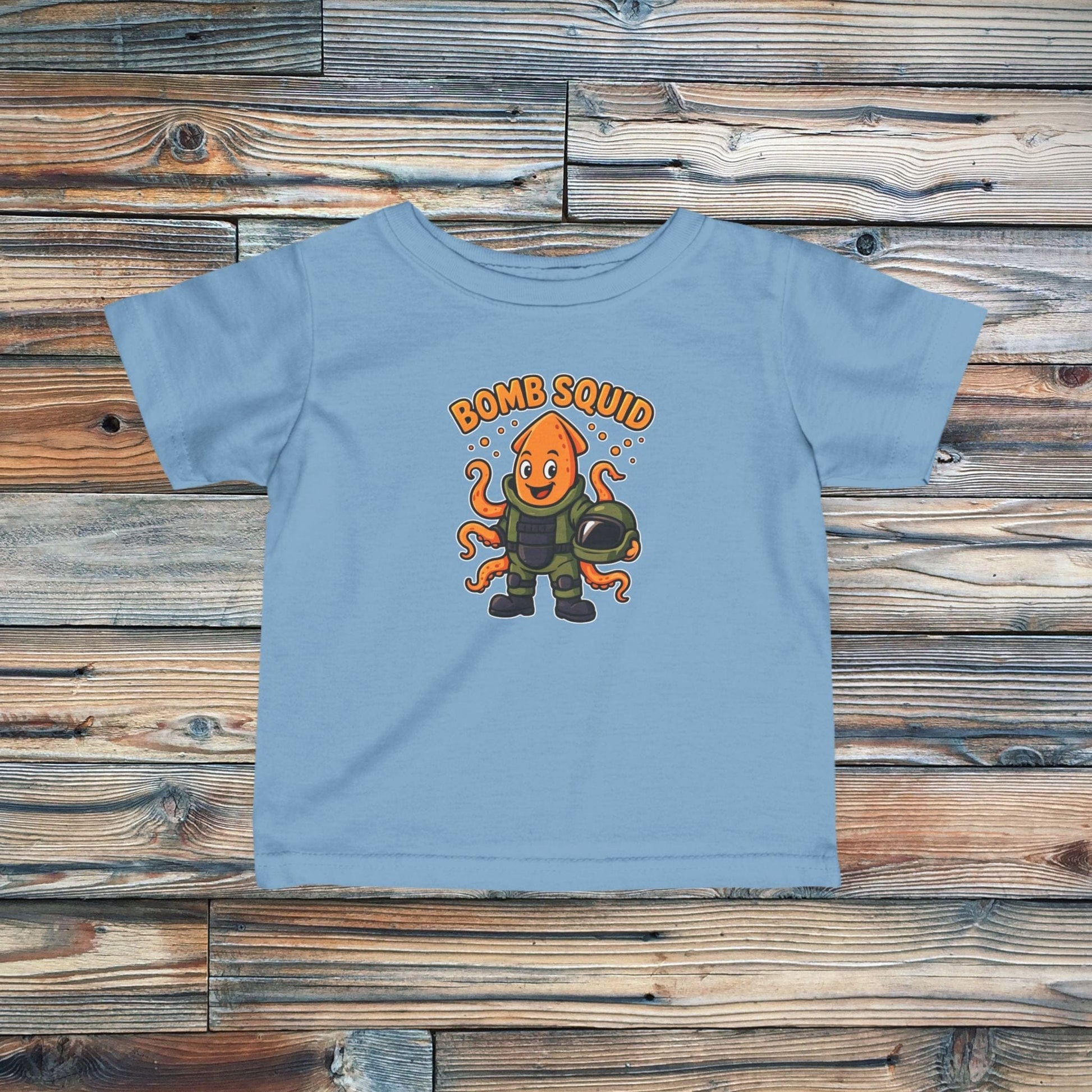 K-Factor Supply Co Infant Bomb Squid T-Shirt Light Blue / 6M