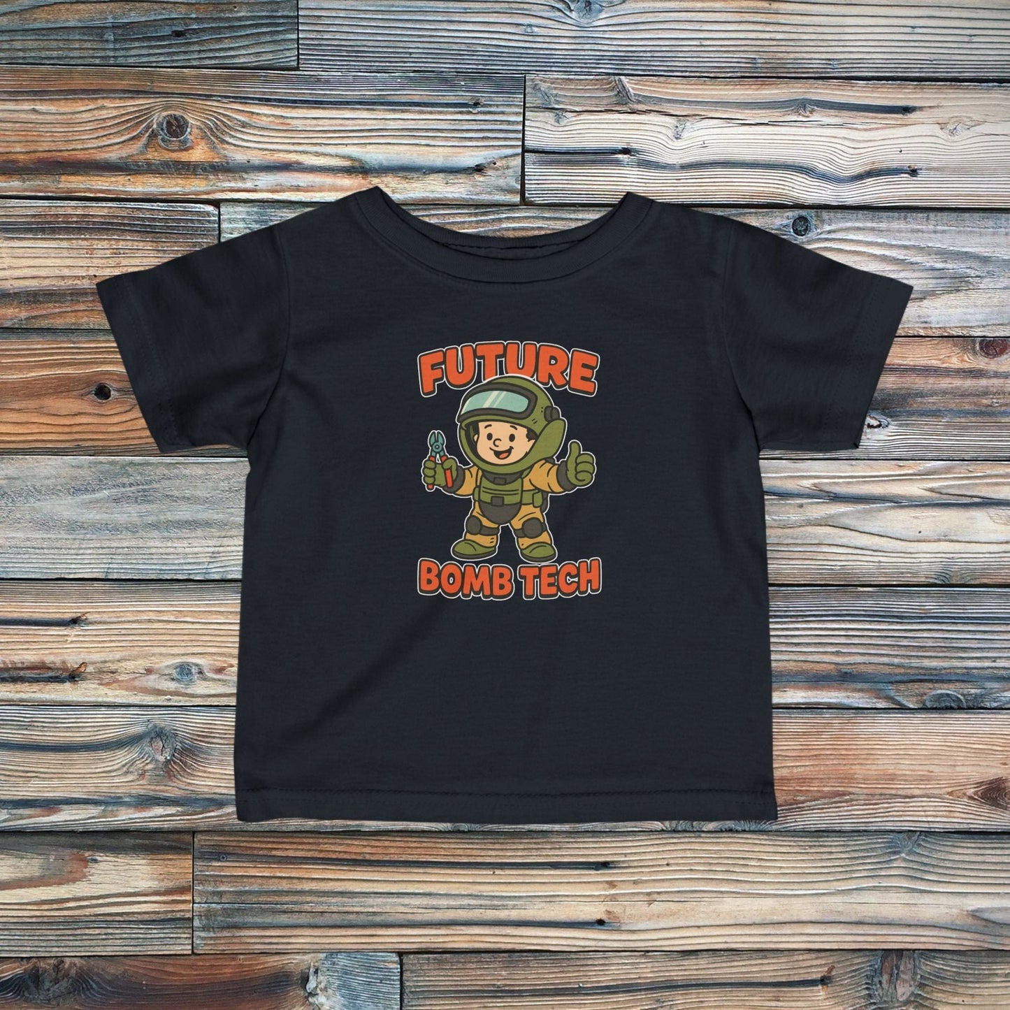 K-Factor Supply Co Infant Future Bomb Tech Mk 1 Mod 0 T-Shirt Black / 6M