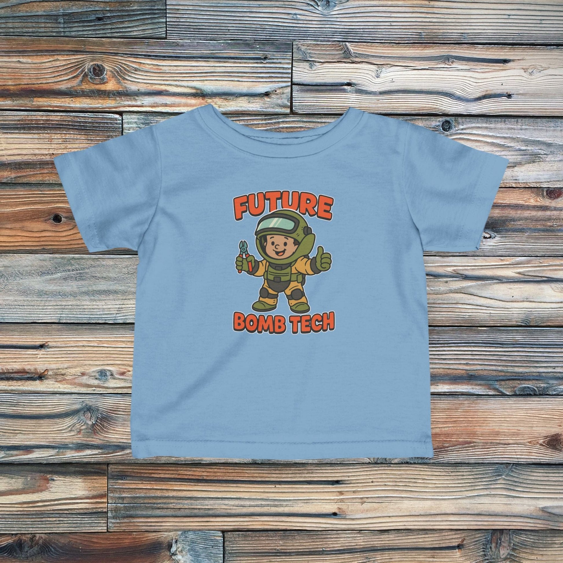 K-Factor Supply Co Infant Future Bomb Tech Mk 1 Mod 1 T-Shirt Light Blue / 6M