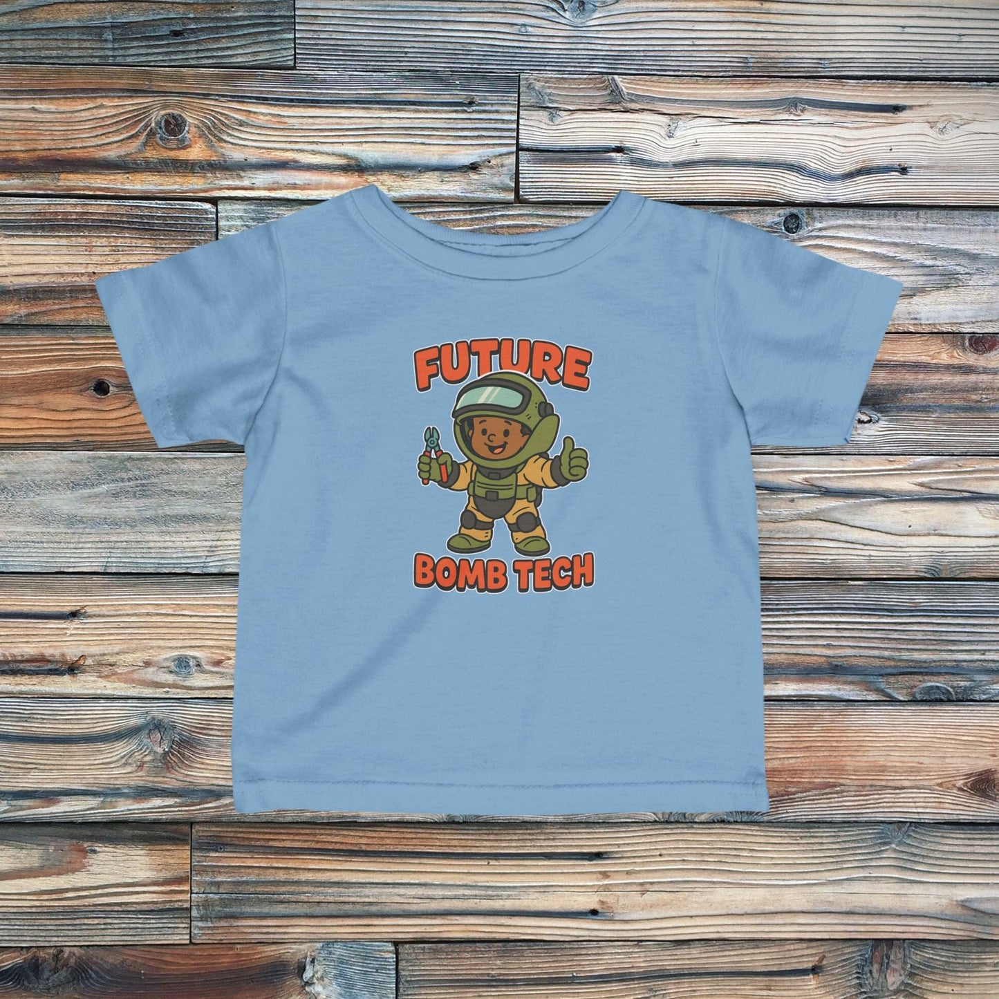 K-Factor Supply Co Infant Future Bomb Tech Mk 1 Mod 2 T-Shirt Light Blue / 6M