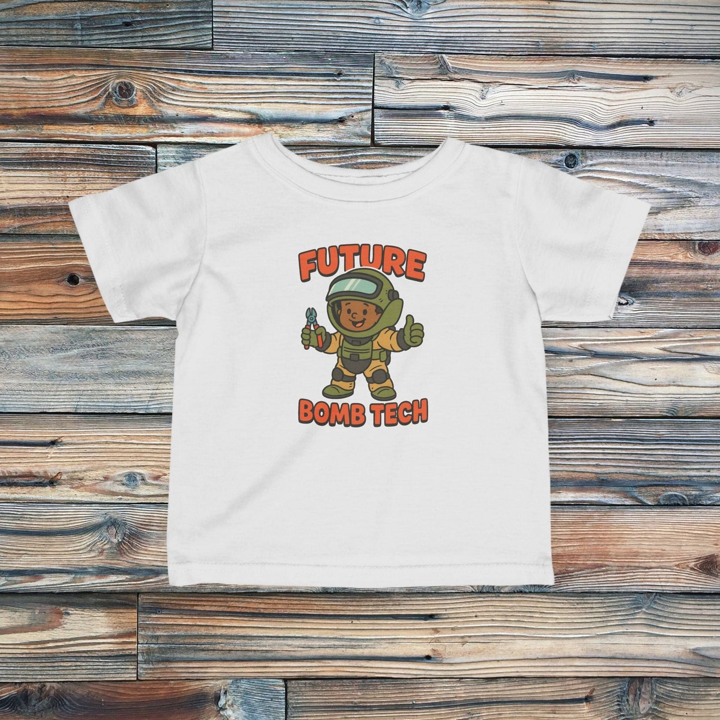 K-Factor Supply Co Infant Future Bomb Tech Mk 1 Mod 2 T-Shirt White / 6M