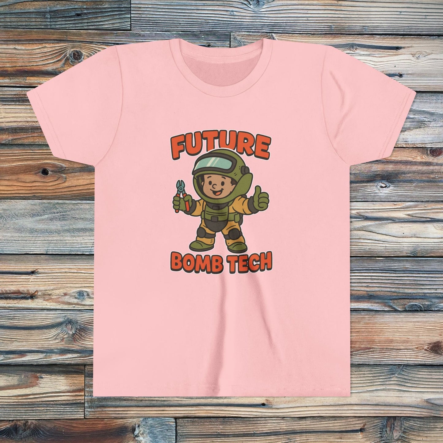 K-Factor Supply Co Kids Future Bomb Tech Mk 1 Mod 1 T-Shirt Pink / S