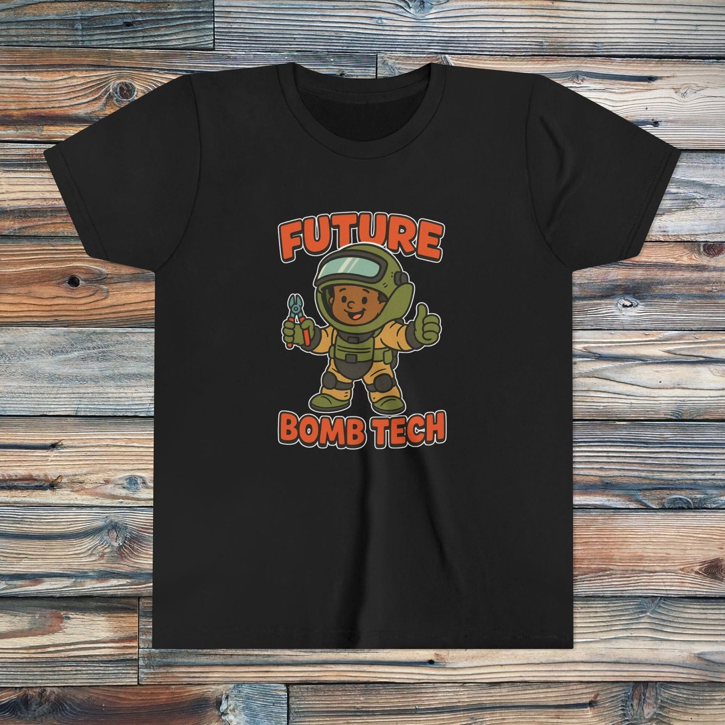 K-Factor Supply Co Kids Future Bomb Tech Mk 1 Mod 2 T-Shirt Black / S