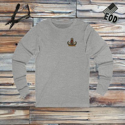 K-Factor Supply Co After the Long Walk (Back Print) Long Sleeve S / Athletic Heather