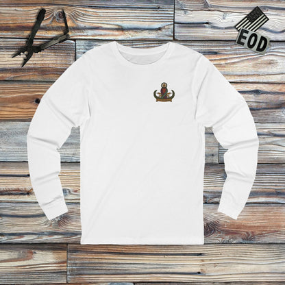 K-Factor Supply Co ATLW (Long Sleeve - Back Print) T-Shirt S / White