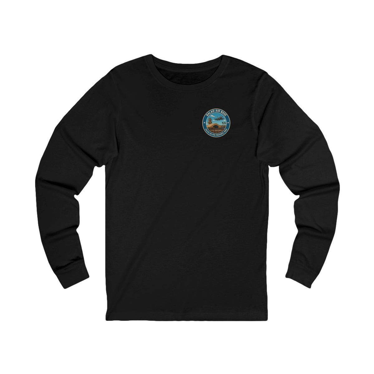 K-Factor Supply Co Balad Travel (Long Sleeve - Back Print) T-Shirt S / Black