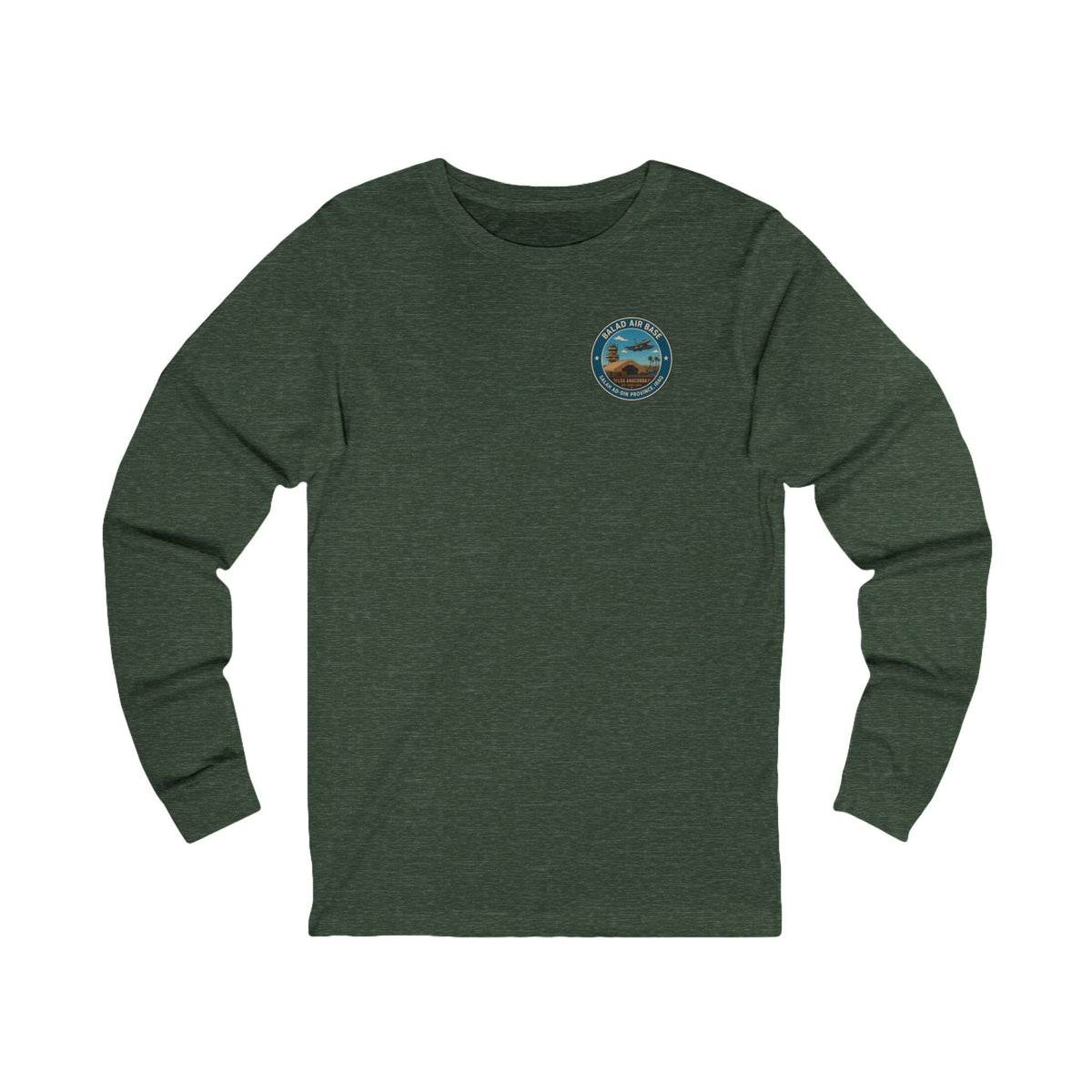 K-Factor Supply Co Balad Travel (Long Sleeve - Back Print) T-Shirt S / Heather Forest