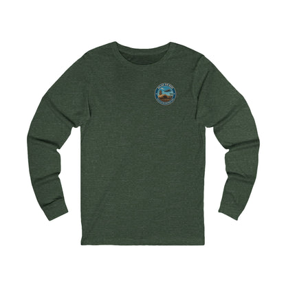 K-Factor Supply Co Balad Travel (Long Sleeve - Back Print) T-Shirt S / Heather Forest