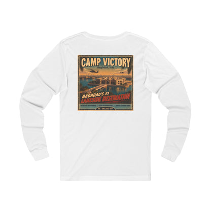 K-Factor Supply Co Camp Victory Travel (Long Sleeve - Back Print) T-Shirt