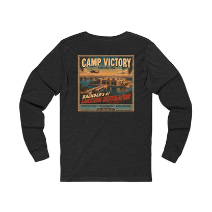 K-Factor Supply Co Camp Victory Travel (Long Sleeve - Back Print) T-Shirt