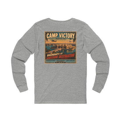 K-Factor Supply Co Camp Victory Travel (Long Sleeve - Back Print) T-Shirt