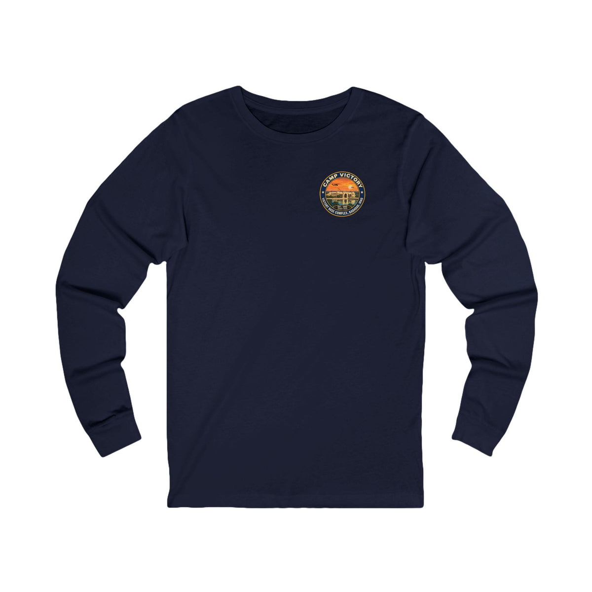 K-Factor Supply Co Camp Victory Travel (Long Sleeve - Back Print) T-Shirt S / Navy