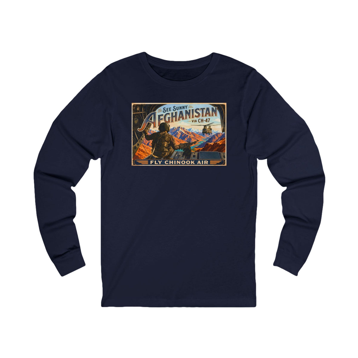 K-Factor Supply Co Chinook Air (Long Sleeve) T-Shirt S / Navy