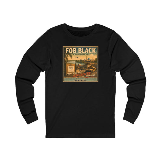 K-Factor Supply Co FOB Black Travel (Long Sleeve) T-Shirt S / Black