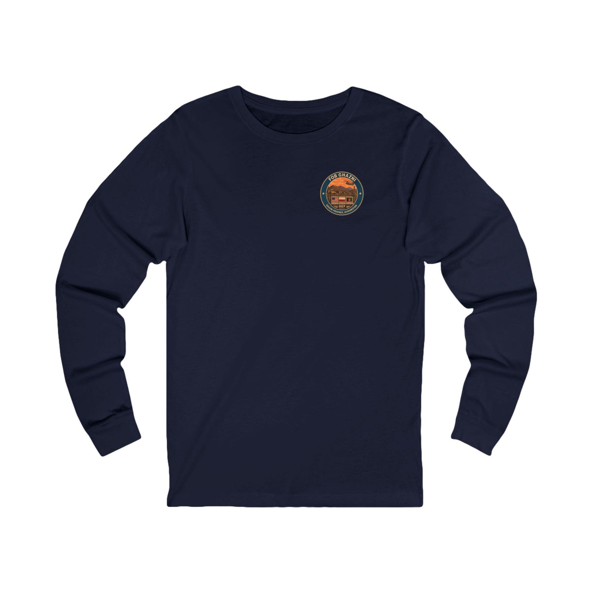 K-Factor Supply Co FOB Ghazni Travel (Long Sleeve - Back Print) T-Shirt