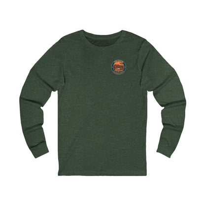 K-Factor Supply Co FOB Ghazni Travel (Long Sleeve - Back Print) T-Shirt S / Heather Forest