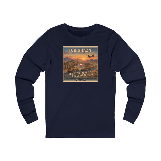 K-Factor Supply Co FOB Ghazni Travel (Long Sleeve) T-Shirt S / Navy