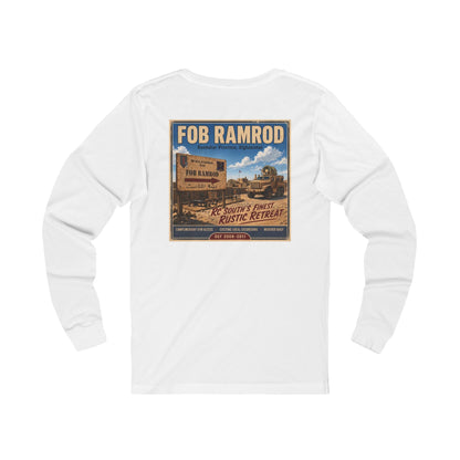K-Factor Supply Co FOB Ramrod Travel [Long Sleeve - Back Print] T-Shirt