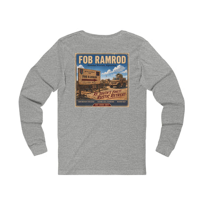K-Factor Supply Co FOB Ramrod Travel [Long Sleeve - Back Print] T-Shirt