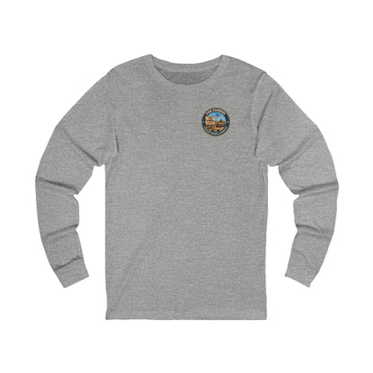 K-Factor Supply Co FOB Ramrod Travel [Long Sleeve - Back Print] T-Shirt S / Athletic Heather