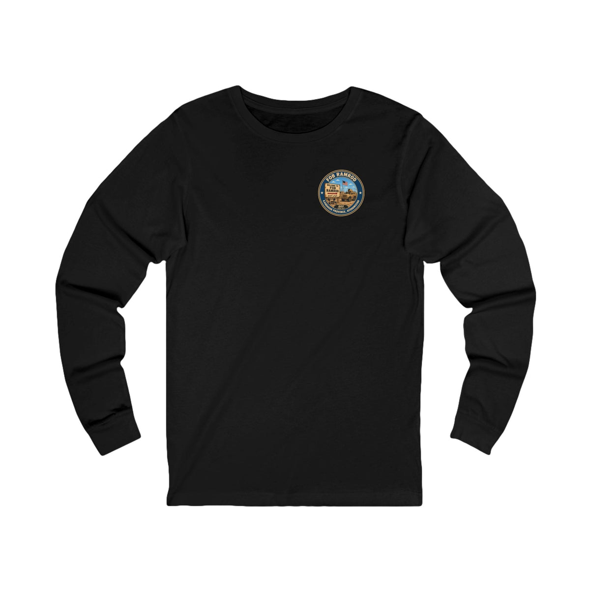 K-Factor Supply Co FOB Ramrod Travel [Long Sleeve - Back Print] T-Shirt S / Black