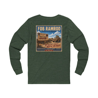 K-Factor Supply Co FOB Ramrod Travel [Long Sleeve - Back Print] T-Shirt S / Heather Forest