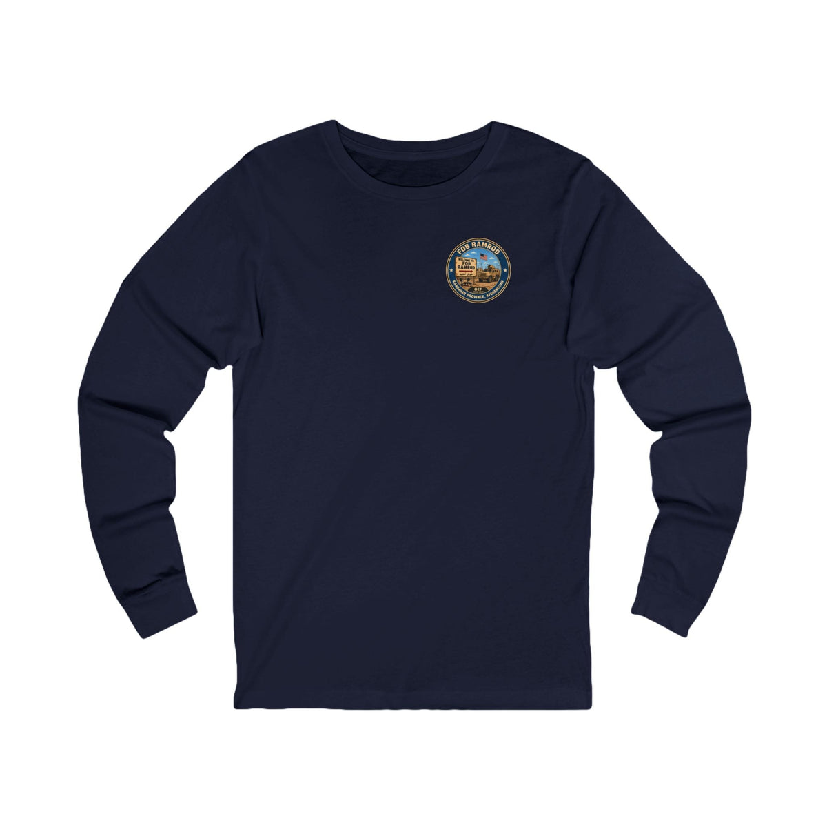 K-Factor Supply Co FOB Ramrod Travel [Long Sleeve - Back Print] T-Shirt S / Navy