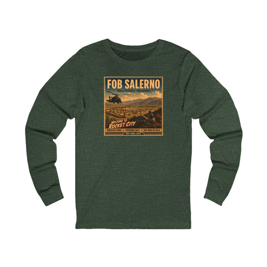 K-Factor Supply Co FOB Salerno Travel (Long Sleeve) T-Shirt S / Heather Forest