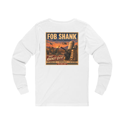 K-Factor Supply Co FOB Shank Travel [Long Sleeve - Back Print] T-Shirt