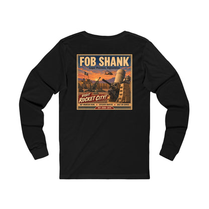 K-Factor Supply Co FOB Shank Travel [Long Sleeve - Back Print] T-Shirt