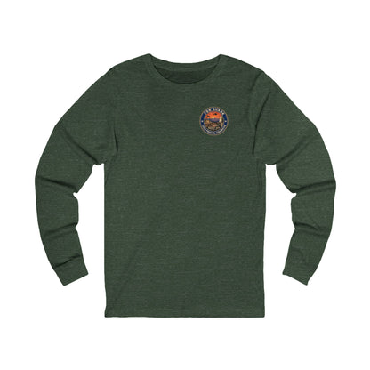 K-Factor Supply Co FOB Shank Travel [Long Sleeve - Back Print] T-Shirt S / Heather Forest